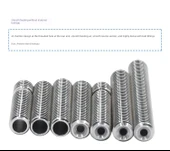 3D Yazıcı MK8 Ekstrüder Nozulu - M6 * 50 Dahili PTFE Tüp - 10