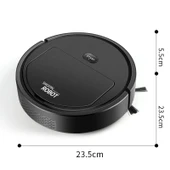 Akıllı Temizlik Robotu - Beyaz - 23cm - Üçü Bir Arada - 6