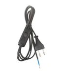 Fişli Arapuarlı Hazır Kablo Siyah 1.5Metre Lambader Abajur Tuz Lambası için uygun - 1