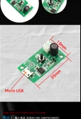 USB Nemlendirici Modülü - Şişe Kapağı Yükseltme Braketi İki Bir Arada Set - Şeffaf - 11