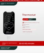 Elektrik Olmadan Sıcaklık Kontrolü Isıtma Pedi Kontrol Cihazı - Akıllı Dört Gear Dört Zamanlama - 11