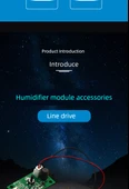 USB Nemlendirici Modülü - 40cm Hat Uzunluğu Atomizasyon Parçası - PH2.0 - 6
