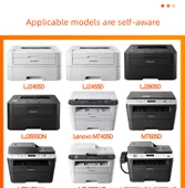 Lenovo LT2451 Uyumluluk Toner Kartuşu - Yüksek Sürüm Otomatik Temizleme Toz Kutusu (6000 Sayfa) - 5