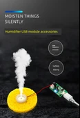 USB Nemlendirici Modülü - 3 Başlı Atomize Plastik Sabitleme Braketi - 4