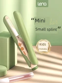 Elektrikli Saç Düzleştirici ve Maşası - Avokado Yeşili - Mini Boy - 2'si 1 Arada - 2