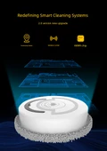 USB Şarjlı Akıllı Temizlik Robotu - Oreo Beyazı - 8