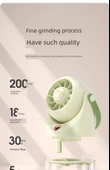 USB Şarjlı Sprey Nemlendirici Fan - Açık Mor - 2400mAh - 11