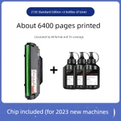 Toner Kartuşu - 2023 Makinesi İçin - PD-213E Özel Kartuş (Standart Versiyon +3 Toner Şişesi) - 1