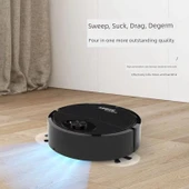 Üçü Bir Arada Süpürme Robotu - Beyaz Büyütülmüş Versiyon 8388 - 6