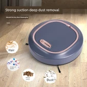 Akıllı Temizlik Robotu - 25cm - Beyaz - 5'ü 1 Arada Spreyli Elektrikli Süpürge - 3