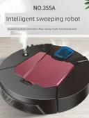 Akıllı Süpürme Mop Robotu - Siyah (Emiş ve Süpürme Üçü Bir Arada) - 2