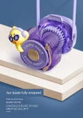Çocuklar için Halter Fan - Soğuk Tavşan Sakura Pudrası - 1200MAH - 11
