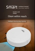 Otomatik Süpürme Robotu - Beyaz Geliştirilmiş Mikro Sessiz Süpürme Mop Bezi Fırçası * 2 - 7