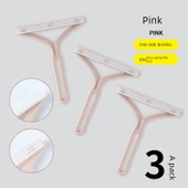 Manuel Kıyafet Tüy Alma Aleti - Pembe - 3 Paket - 1