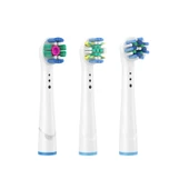 Mihiro Beyazlatıcı Temizlik Elektrikli Diş Fırçası Başlıkları - Ole B Neutral P2000 Uyumlu - 4 Adet thumbnail 4