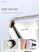 Saç Traş Makinesi - Parlak Gümüş Paket ③ + Makas ve Kesme Başlığı - 3