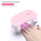 Taşınabilir USB Mini Oje Kurutma Lambası - Q7 Yumurta Kabuğu Pembe - 4