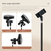 Ayarlanabilir Saç Kurutma Standı - 1.7 Metre - Nötr Yay Klipsi - Depolama Çantası - 6