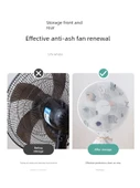 Dikey Fan Toz Kapağı - Uzun Tüm Kapsamlı Renkli Meyve (2 Paket) Toz/Nem Geçirmez - 4