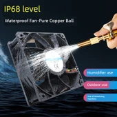12V IP68 Su Geçirmez Nemlendirici Dış Mekan Fanı - 12V (IP68 Seviyesi) - 2