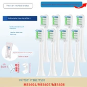 Xiaomi Elektrikli Diş Fırçası Yedeği - T301/T302 Antibakteriyel Beyaz 8 Adet thumbnail 1