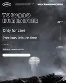 Volkanik Lav Humidifikatörü - Siyah Altın Hediye Paketi - Buzul Lav Humidifikatörü - 7