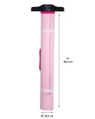 Yuga Suni Deri Proje Tüpü Cepli 10,5 cm Pembe - 5