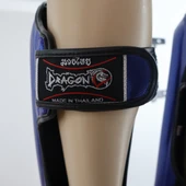 DragonDo DRGN-T52 Hakiki Deri Kaval Koruyucu Mavi Muay Thai Kaval Koruyucu - 5