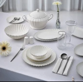 Aryıldız Sintra Platin 60 Parça Yemek Takımı - 1