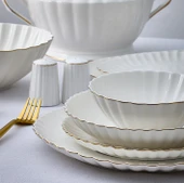 Aryıldız Sintra Gold 60 Parça Yemek Takımı - 2