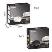 Otomatik Mini Süpürme Robotu - Akıllı Hediye - Sarı - Model 8018 - 4