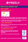 FREELY Erken Gebelik Testi 5 Adet thumbnail 3