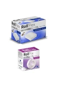 ROLL FLEX Steril Gaz Kompres Gazlı Bez Spanç 7.5cm x 7.5cm 100'lü + Tıbbi Esnek Flaster 2.5cm x 5mt - 1