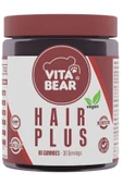 VİTA BEAR Hair Plus Vegan 60 Gummies thumbnail 1