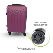 Vegmann Tartılı Scavel Violet 3 lü Valiz Seti - 3