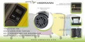 Vegmann Tartılı Scavel Sarı 3 lü Valiz Seti - 4