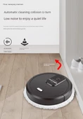 Islak ve Kuru Mop Robotu - Kırmızı - UV Işığı ile - 10