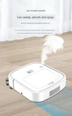 Akıllı Temizlik Robotu USB Vakum Süpürge Mop - Çin Kırmızısı - 4