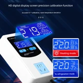 Dijital Sıcaklık Kontrol Cihazı - 2 M Hava Başlık (kontrol cihazı olmadan) * 2 - 6