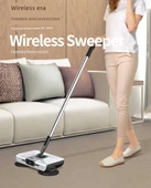 Süpürge Mop Robotu - Geliştirilmiş Beyaz + 3 Bez - 7