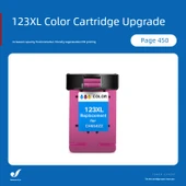 HP 123 Renkli Mürekkep Kartuşu - Yüksek Kapasite - 450 Sayfa thumbnail 1