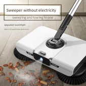 Süpürge Mop Robotu - Geliştirilmiş Kahverengi + 3 Bez + Sihirli Süpürge - 3