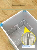 Metal Buzdolabı Düzenleyici Sepet - 24 cm Uzunluk 36 cm Genişlik 24 cm Yükseklik - Minimum 2 Hücreli - 2