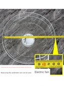 Elektrikli Fan Sabit Halka - Yüksek Kalite 14 inç 41cm Siyah - 2