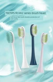 Teetips Diş Fırçası Başlığı - Rees Beyaz - 6 Paket - 5