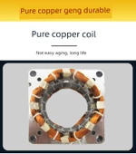 14 İnç Elektrikli Fan Motoru - 18 Kalın Zemin Fanı/Masa Fanı Motoru - Çift Bilyalı - 7