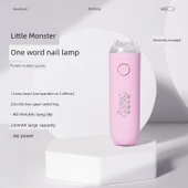 Taşınabilir Manikür UV LED Tırnak Lambası - Mor Şarjlı - 1