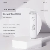 Taşınabilir Manikür UV LED Tırnak Lambası - Beyaz Şarjlı - 1
