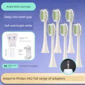 Teetips Diş Fırçası Başlığı - Rees Beyaz - 6 Paket - 1