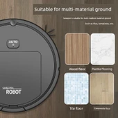 Otomatik Süpürme Robotu - Beyaz Geliştirilmiş Mikro Sessiz Büyük Güç Süpürme Emme Sürükleme Bez Fırça * 2 - 5